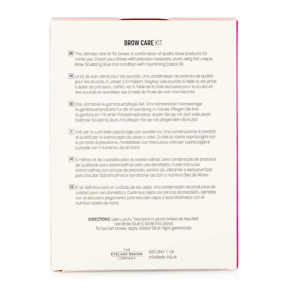 image 1 of Brow FX Complete Brow Care Kit – Precision Tweezers, Sculpting Glue & Nourishing Castor Oil for Grooming, Styling & Healthy Brows