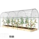 image 1 of Outsunny Tomato Greenhouse with Top Tap, Pointed Bottom and Guy Ropes, Clear