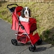 image 5 of Pet Stroller with Rain Cover – Red | Multi | One Size
