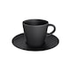 image 1 of Villeroy & Boch Manufacture Rock Noire Espresso Cup & Saucer