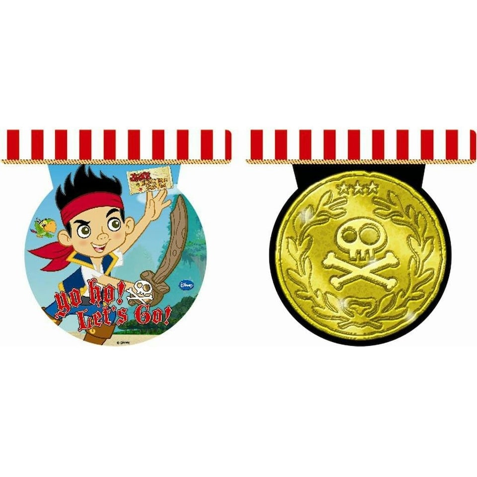 Jake And The Never Land Pirates Yo Ho Pirate Coins Party Banner - Multicoloured - One Size