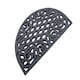 image 6 of Nicoman Victorian Style Halfmoon Rubber Outdoor Door Mat Grey 75 x 44cm | Grey | Open Back (For Outdoors)