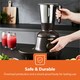 image 9 of GEEPAS 750W 3-in-1 Mixer Grinder | Stainless Steel Jars, Blades, Black