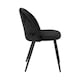image 6 of Set of 4 Marlow Velvet Dining Chairs Grey