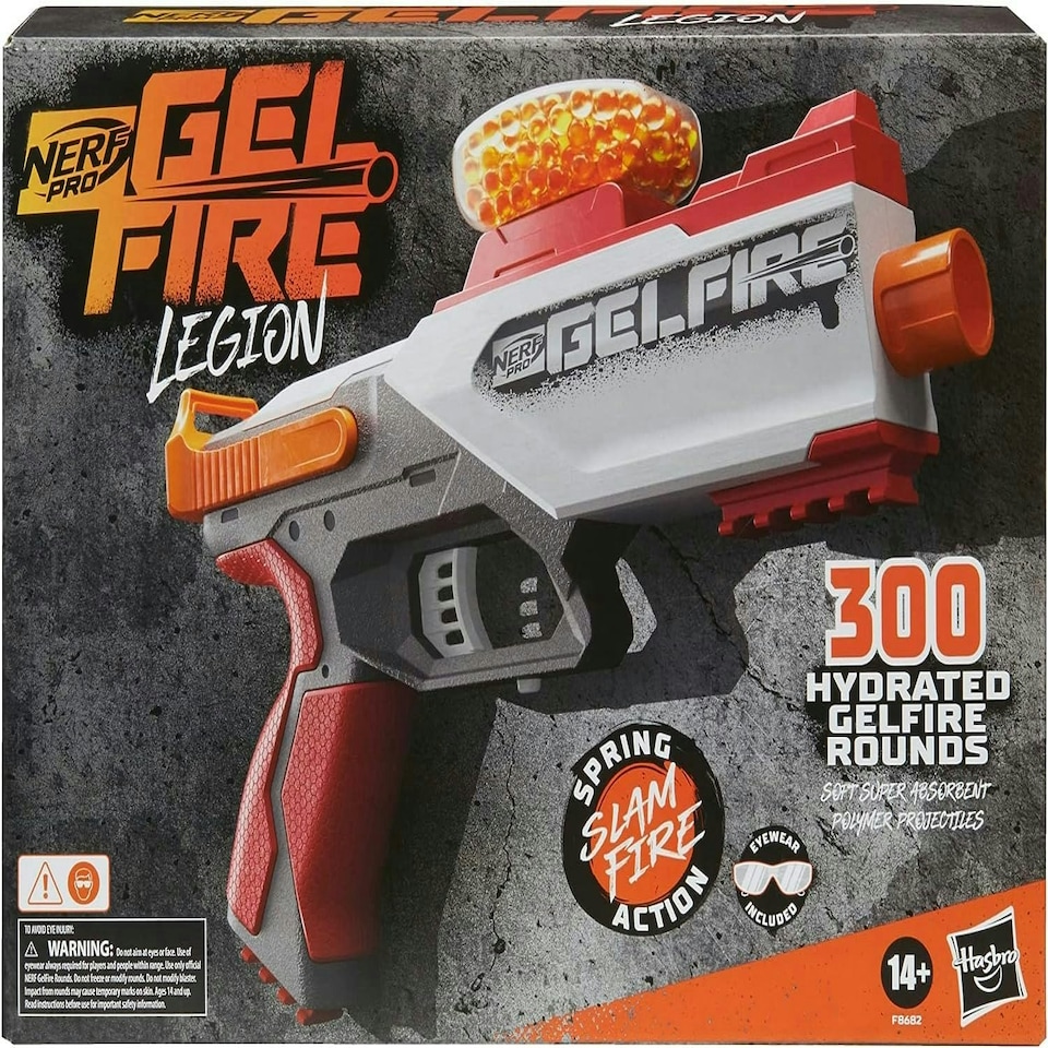 image 1 of NERF Pro - Gelfire Legion Blaster &  300 Hydrated Gelfire Rounds
