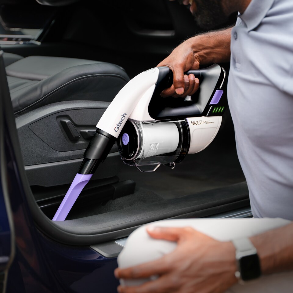 image 1 of Gtech AirRam 3 Plus Upright and Multi Platinum Handheld Vacuum Bundle