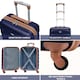 image 5 of Flight Knight Suitcase Set, Large Suitcase, Extra Large Suitcase, Cabin Suitcase 55x40x20cm - 60+ Airlines Approved - EasyJet, Jet2, Ryanair Priority Carry On Blue | Navy/Tan | Large