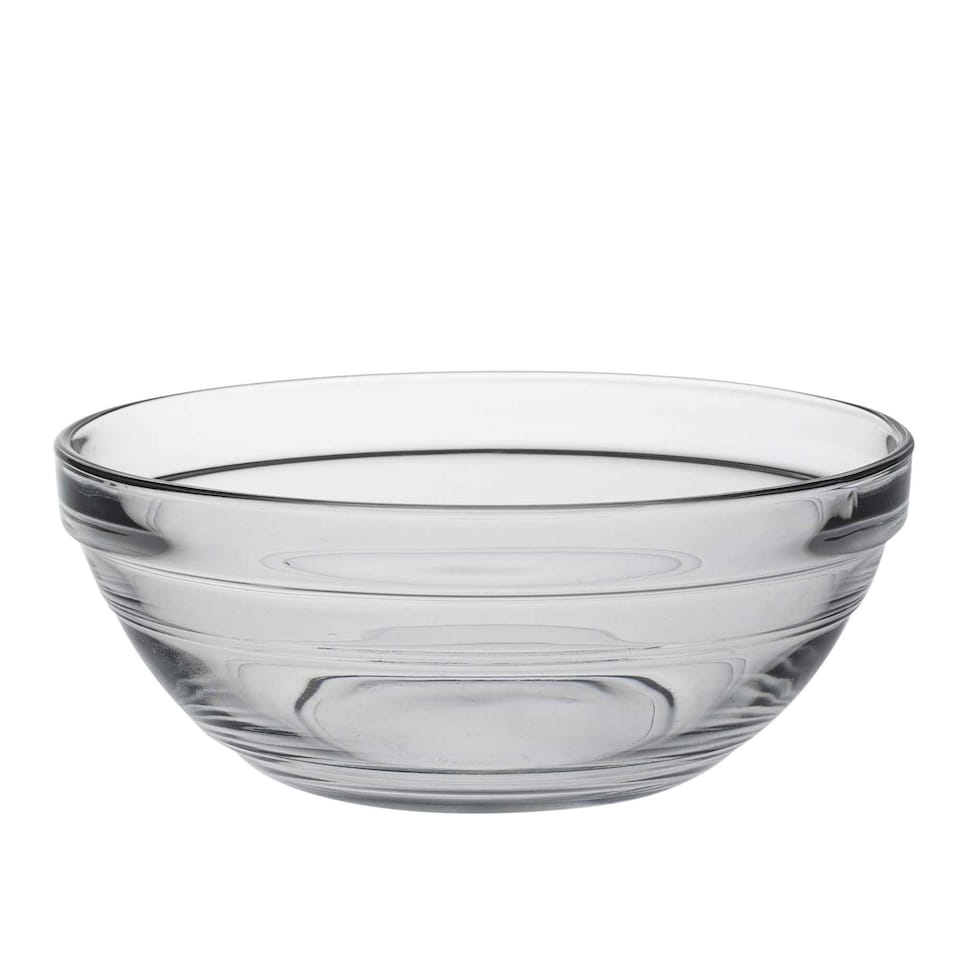 image 1 of Duralex Lys Stacking Glass Cooking / Ingredients / Food Bowl - 14cm | Clear | Clear