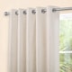 image 2 of Sundour Amberley Eyelet Curtains Beige 66x90" Cream