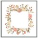 image 4 of Flower border (Picture Frame) White | S