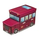 image 1 of Premier Kids Hot Pink Box and Seat, Easy to Maintain Children Bedroom Seat, Adjustable Playroom Accessories