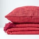 image 5 of Homescapes Nirvana Cotton Orange Cushion Cover - 60 x 60 cm | Orange | Orange | 60 x 60 cm
