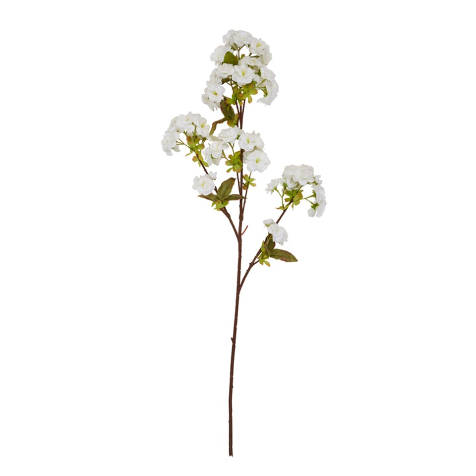 image 1 of Artificial Tall Blossom - Plastic - L6 x W8 x H130 cm - White