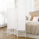 image 2 of HOMCOM 3 Panel Folding Room Divider, Freestanding Privacy Screen, White