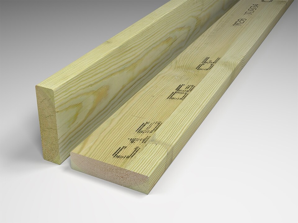 eDecks C16 Timber Joist, Pressure Treated, 3600 x 200 x 47mm - Pack of 15