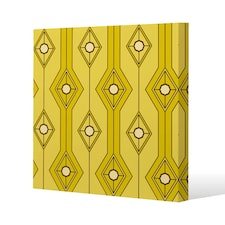 Yellow Geometric (Canvas Print) 61 x 61 x 4cm