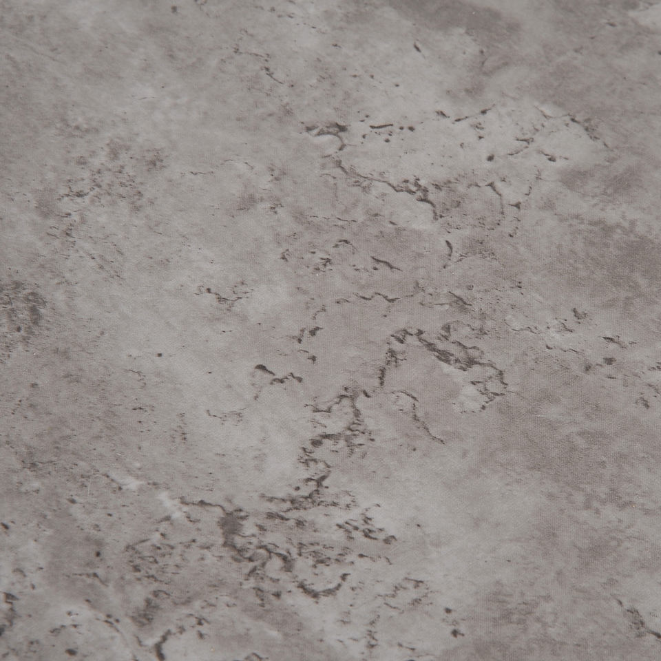 image 1 of HOMCOM Round Coffee Table, Movable Centre Table with Divided Shelves and Rolling Wheels, 3 Tier Living Room Table, Cement Colour | Grey