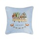 image 1 of Signare Cushion Cover - Alice In Wonderland Tea Party Blue | Blue | 1