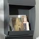 image 8 of HOMCOM Weatherproof Wall Mounted Letter Box Post Box with Keys Anthracite Grey Grey