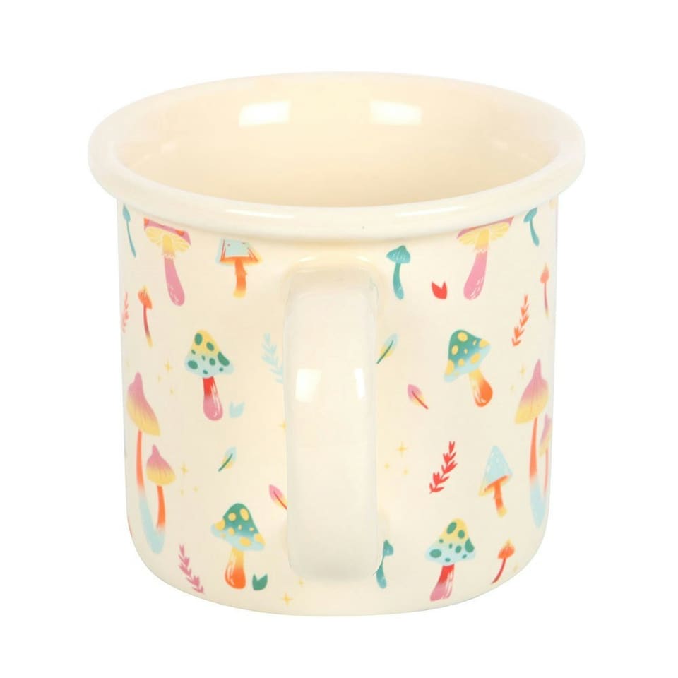 image 1 of Something Different Funky Fungi Mushroom Mug - Cream/Multicoloured - One Size