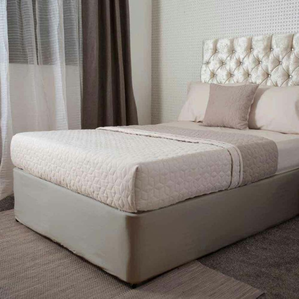 image 1 of Belledorm Jersey Base Wrap - Cloud Grey - Double