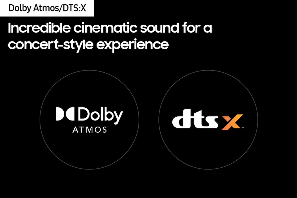 image 1 of Samsung HW-Q600C/XU, 3.1.2 channels, Dolby Atmos, 200 W, Active subwoofer, Wireless, 160 W | Black | Black