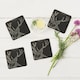 image 3 of The Just Slate Company Set of 4 Stag Slate Coasters