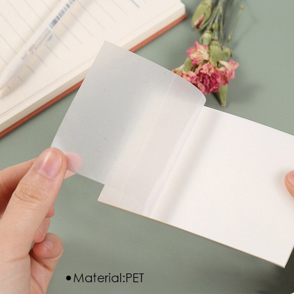 image 1 of Pack of 50 Coloured Translucent Sticky Notes 75 x 50mm