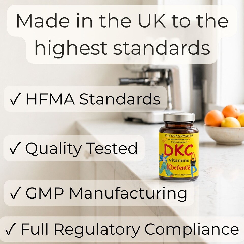 image 1 of Dietapplements Vitamin D3, Vitamin K2 & Vitamin C 90 Capsules