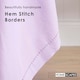 image 4 of Homescapes Mauve Tablecloth - 178 x 300 cm Purple