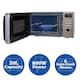 image 8 of Russell Hobbs RHMD832T Titanium Digital Microwave 20L 800W with Defrost Setting