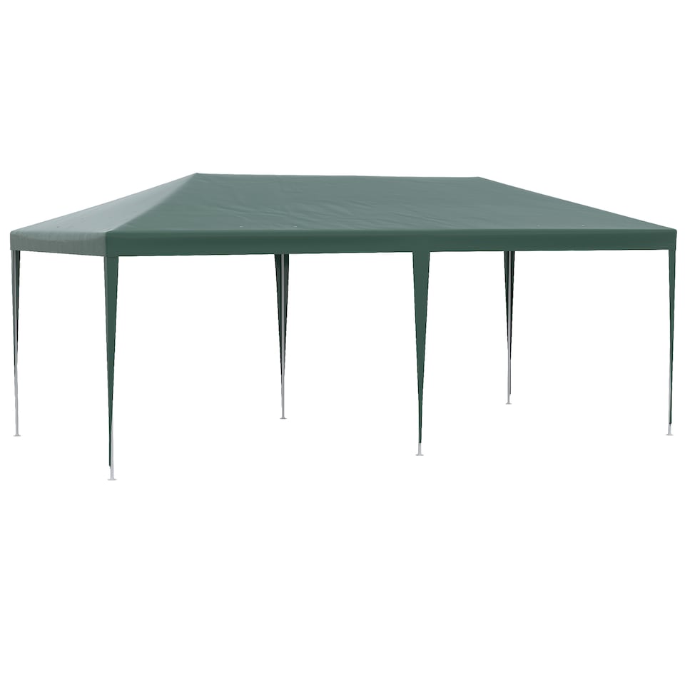 image 1 of Outsunny 6m x 3m Garden Gazebo Marquee Canopy Party Tent Canopy Patio Green