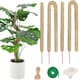 image 2 of 4 Pack Monstera Climbing Support, 2 Pack 60cm & 2 Pack 120cm Planting Stick Coconut Plant Support