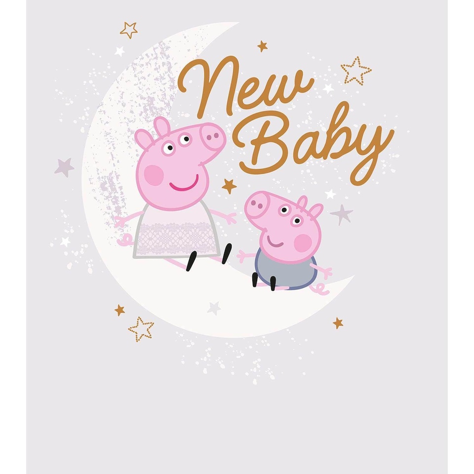 image 1 of Peppa Pig New Baby Card