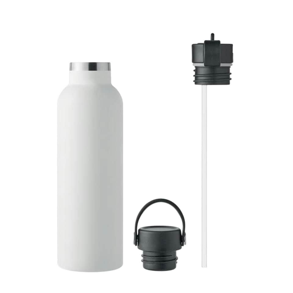 image 1 of MidOcean Boali Double Wall 700ml Water Bottle - White - One Size White | One Size