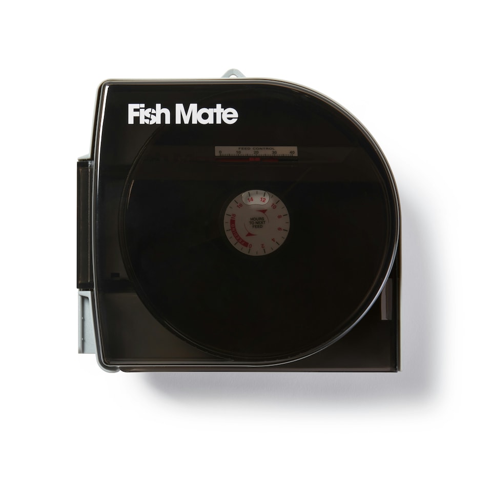 image 1 of Fish Mate 21-day Automatic Pond Fish Feeder (P21) Grey