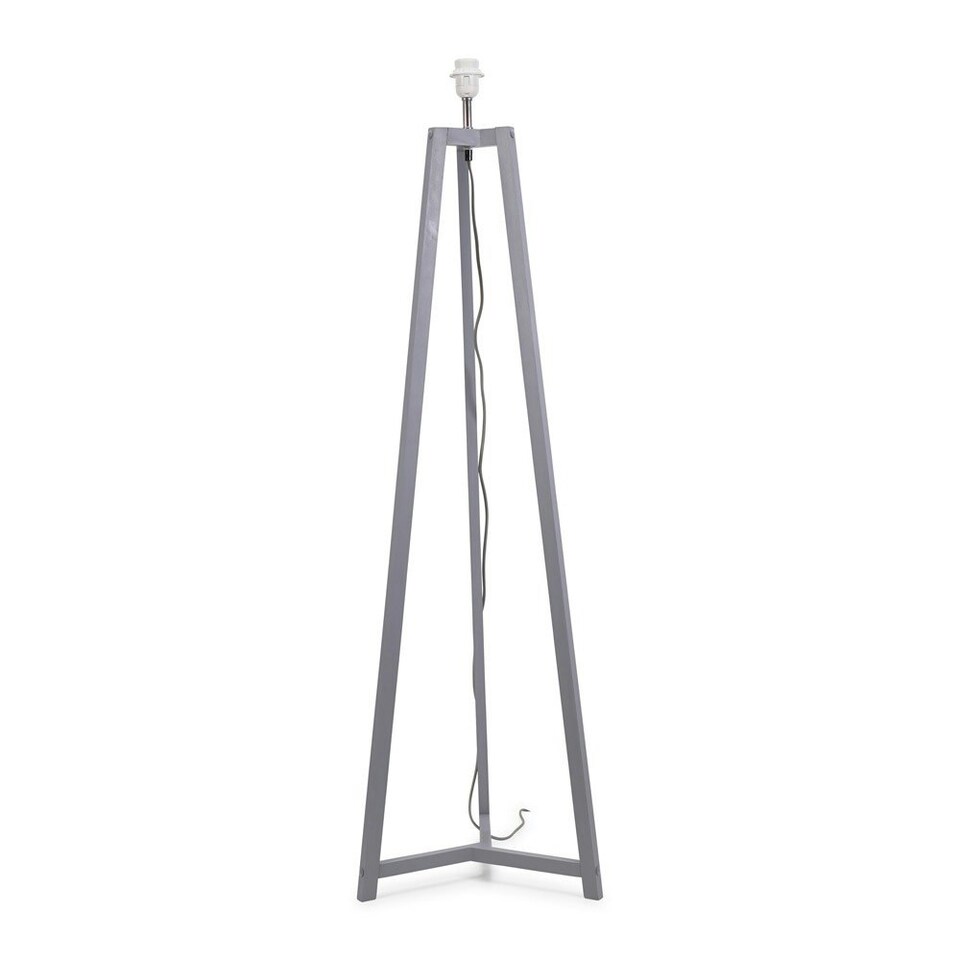 image 1 of ValueLights Lottie Grey Wooden Free Standing Tripod Floor Lamp Base