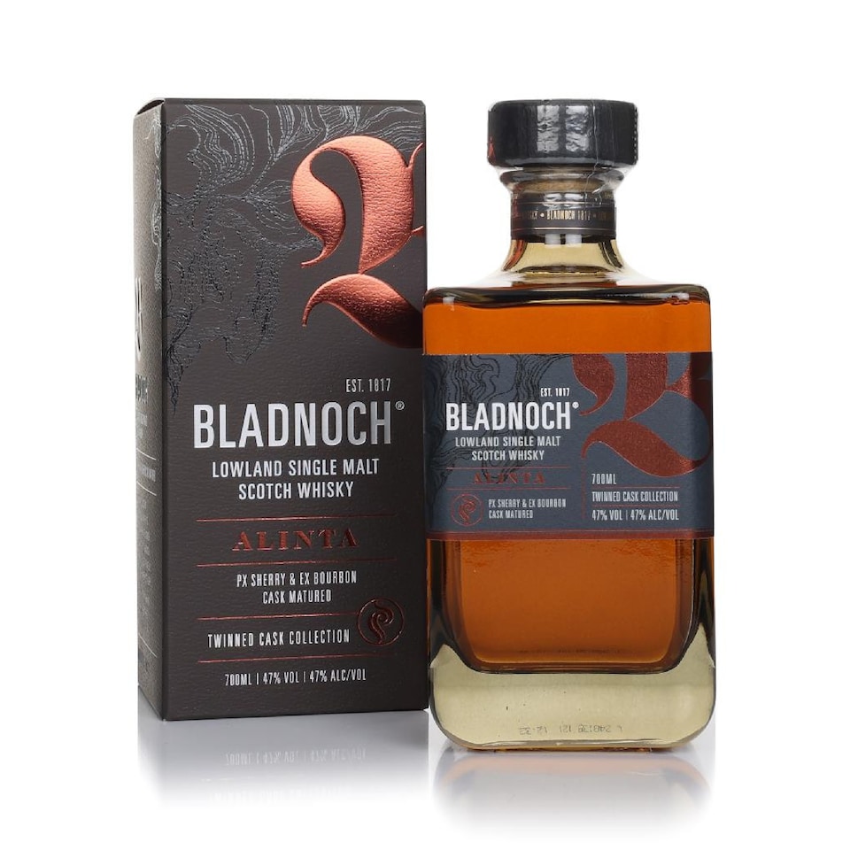 image 1 of Bladnoch - Alinta Lowland Single Malt Whisky | Multi | Smoky ice cream, delicate floral with sweet oak. Campfire smoke, almonds, raisins with a white chocolate body. Long with sweet smoke. | 1