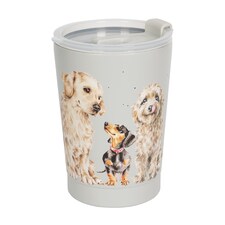 Wrendale Designs Illustrated Stainless Steel Travel Cup - 320ml, Choice of Animal Design