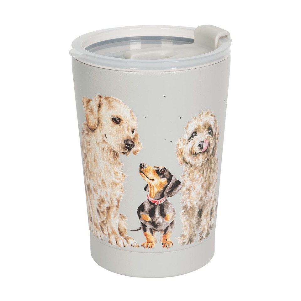 image 1 of Wrendale Designs Illustrated Stainless Steel Travel Cup - 320ml, Choice of Animal Design