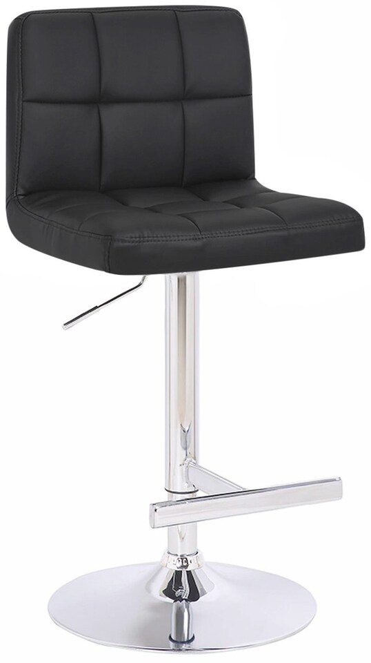 image 1 of Allegro Breakfast Bar Stool, Height Adjustable Swivel Gas Lift, Kitchen Bar & Home Barstool