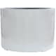 image 1 of Primrose White Polystone Composite Low Cylinder Planter 85cm | White | White