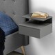 image 5 of Ashlan Bedside Table with 1 Drawer in Grey
