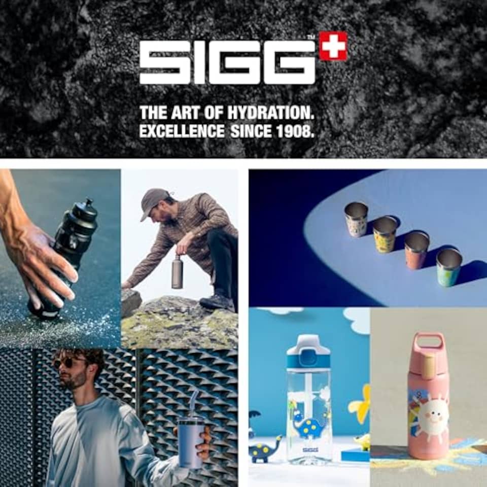 image 1 of Sigg - Tritan Water Bottle - Total Color One Berry - Suitable For Carbonated Beverages - Dishwasher Safe - Leakproof - Featherweight Bpa Free - 0.6L
