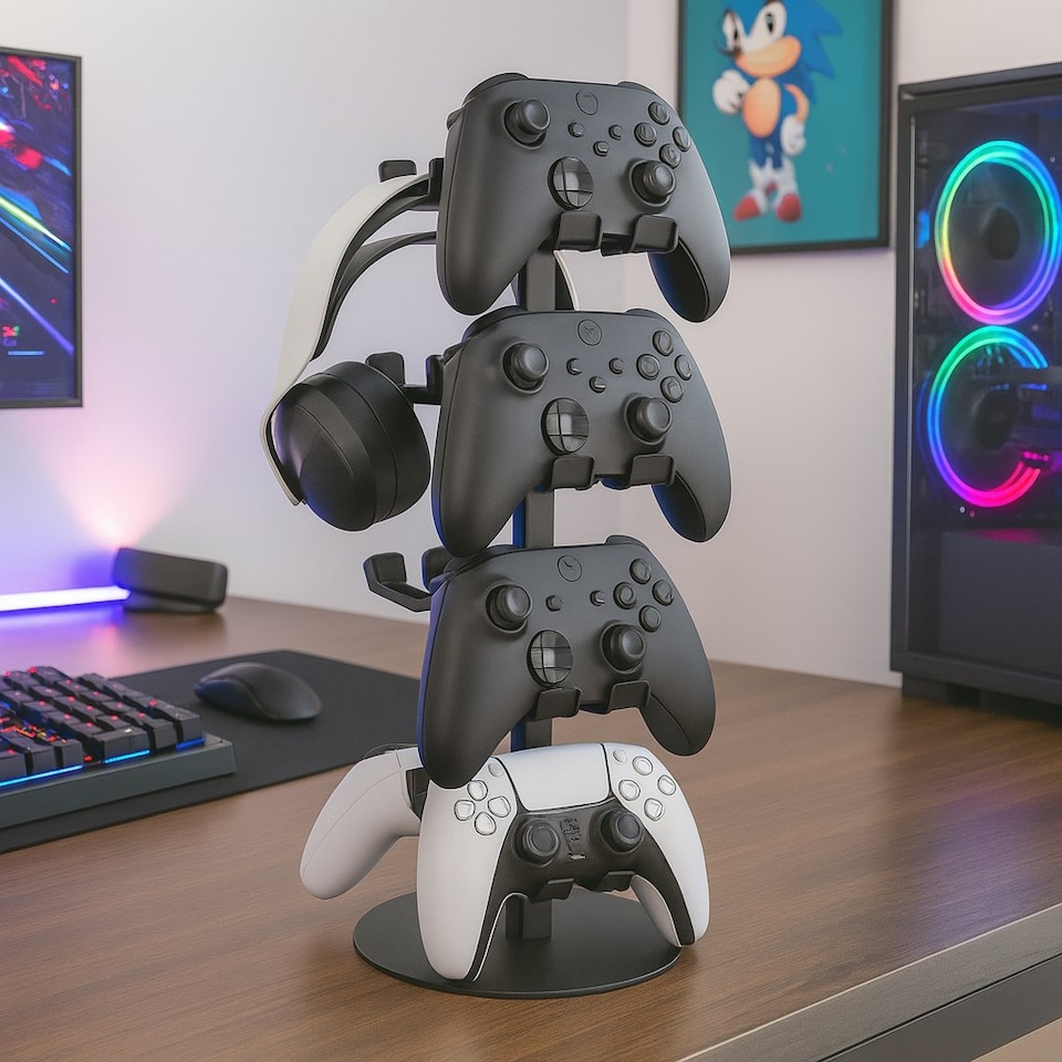 image 1 of Venom Gaming Controller & Headset Stand