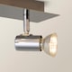 image 5 of ValueLights Chrome 6 Way Adjustable Ceiling Spotlight & Cool White Bulb