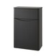 image 1 of Bathroom Back to Wall WC Toilet Unit 500mm Wide - Matt Graphite- (Arch) | Grey | Grey | 1