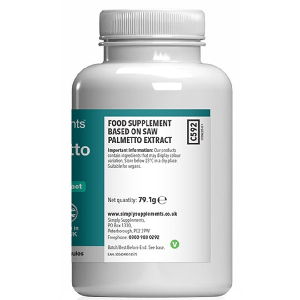 image 1 of Saw Palmetto 3,000mg - 180 Capsules
