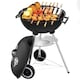 image 2 of Portable Round Kettle Charcoal Grill BBQ Outdoor Heat Control Party BBQ Grill Black