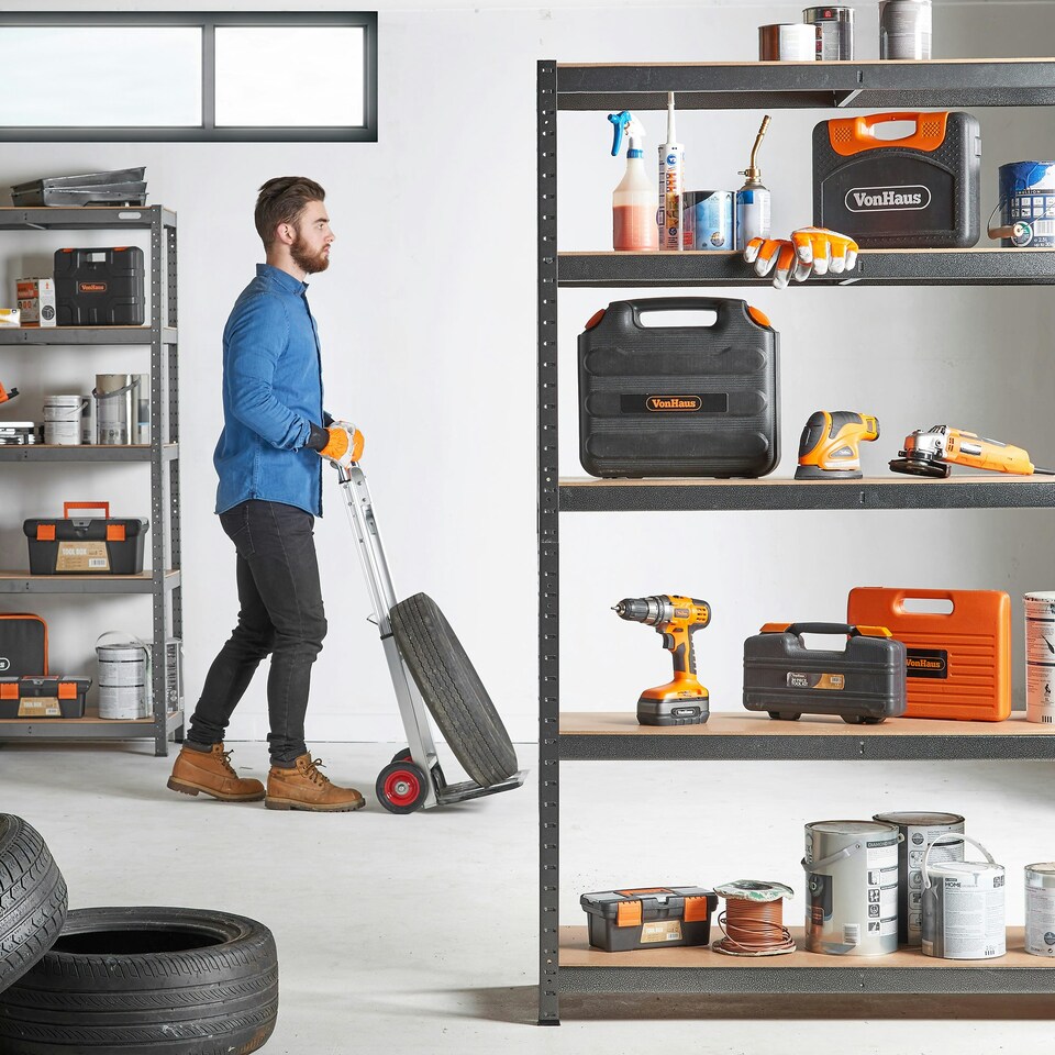 image 1 of VonHaus 5 Tier Garage Shelving Units with 1325KG Capacity